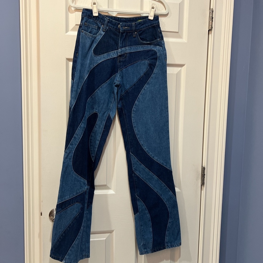 Jaded London Curly Swirly Slouchy Boyfriend Fit Jeans